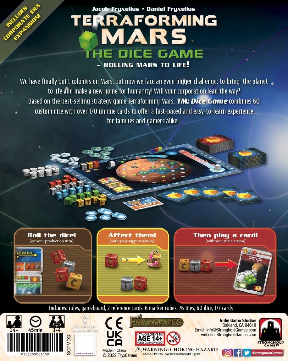 Terraforming Mars: The Dice Game